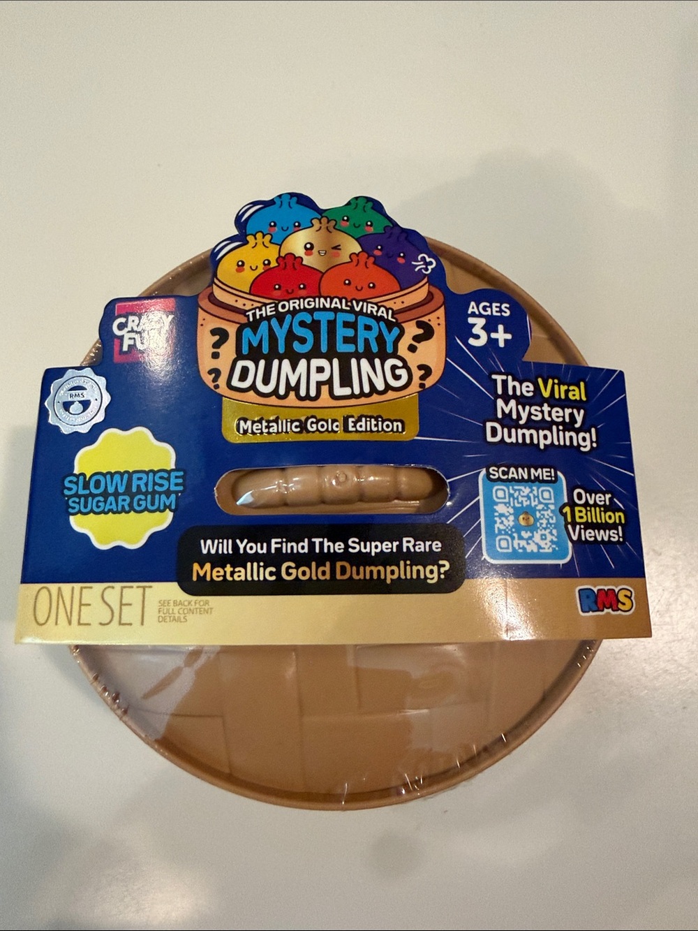Slow rise! Mystery Dumpling Metallic Gold Edition - Viral Surprise Toy